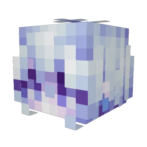 Concrete87 Minecraft avatar head, 3D render
