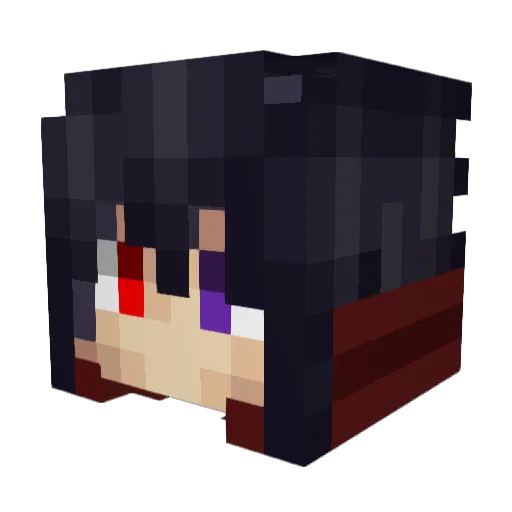 Condalele Minecraft avatar head, 3D render