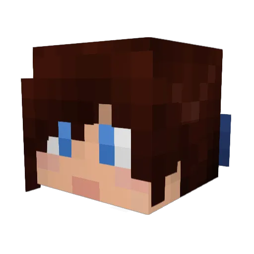 CondorFlemingo Minecraft avatar head, 3D render