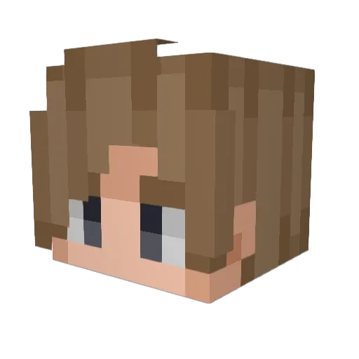 CondorOne Minecraft avatar head, 3D render