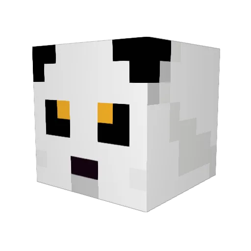 CondorZ Minecraft avatar head, 3D render