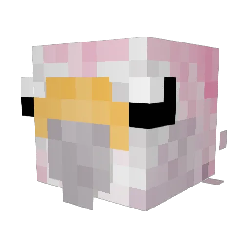 ConductiveFoam Minecraft avatar head, 3D render