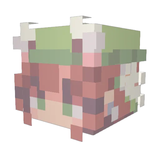 ConeOwner Minecraft avatar head, 3D render