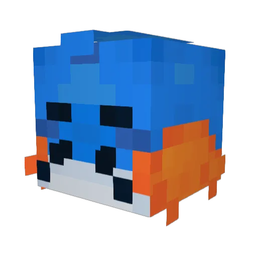 ConePineapple Minecraft avatar head, 3D render