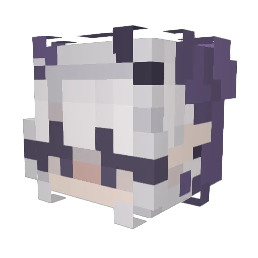 Cone_Bugg Minecraft avatar head, 3D render