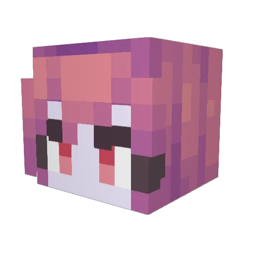 Coneheadart Minecraft avatar head, 3D render