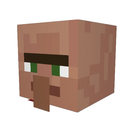 Conesaaaa Minecraft avatar head, 3D render
