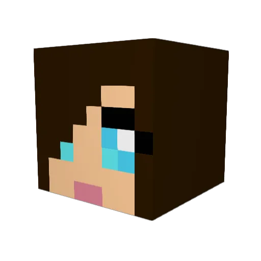 Confessor_Kahlan Minecraft avatar head, 3D render