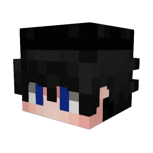 ConfidentCat777 Minecraft avatar head, 3D render