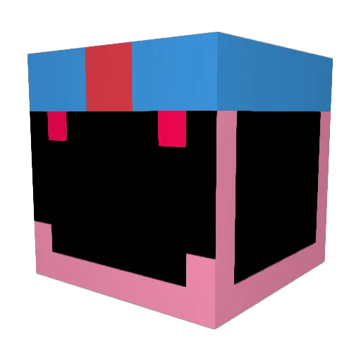 ConfinedGaming Minecraft avatar head, 3D render