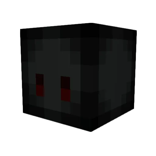 Confir Minecraft avatar head, 3D render