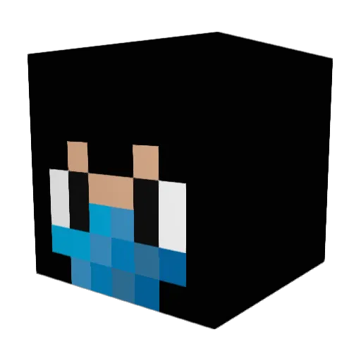ConfiurBot Minecraft avatar head, 3D render