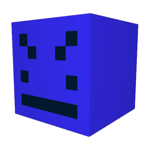 Confleipr Minecraft avatar head, 3D render