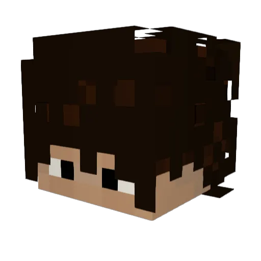 ConflictAntlers Minecraft avatar head, 3D render