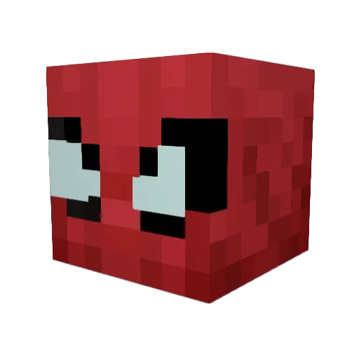 ConfusedClown Minecraft avatar head, 3D render
