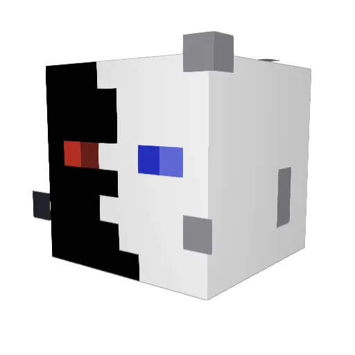 ConfusedDuck477 Minecraft avatar head, 3D render