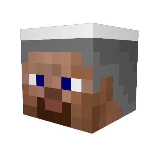 ConfusedPanda23 Minecraft avatar head, 3D render
