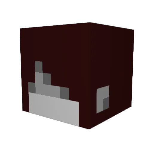 ConfusedPlayerJ Minecraft avatar head, 3D render