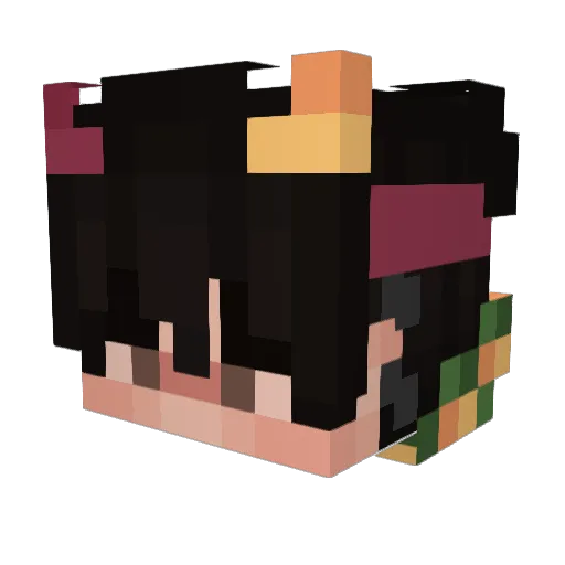 ConfusingAdam Minecraft avatar head, 3D render