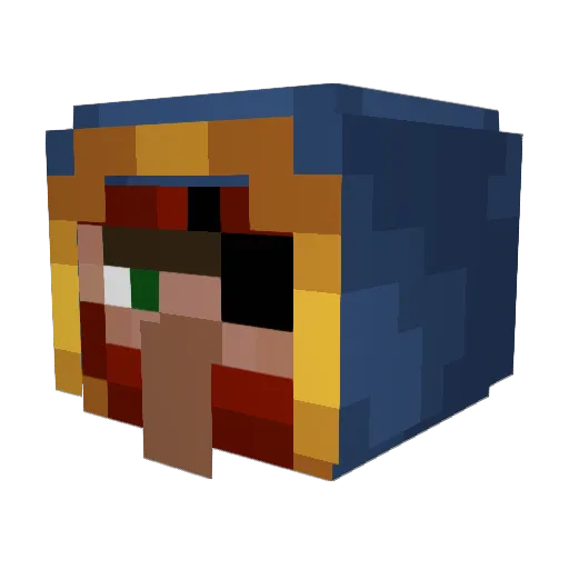 CongoBongo_ Minecraft avatar head, 3D render