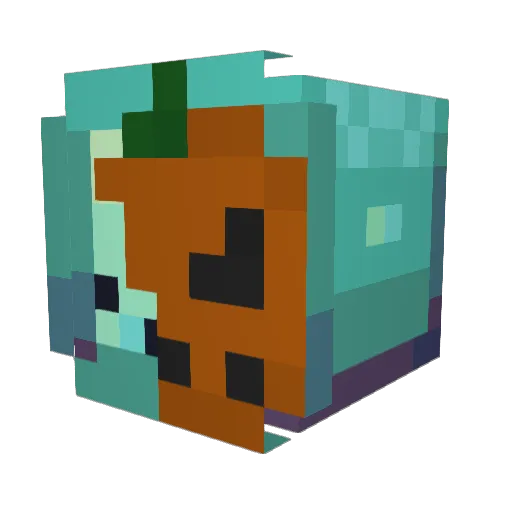 ConiXD2308 Minecraft avatar head, 3D render