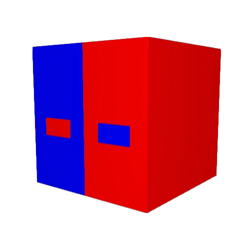 Coniikzz Minecraft avatar head, 3D render