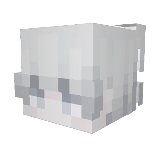 Conjectur Minecraft avatar head, 3D render