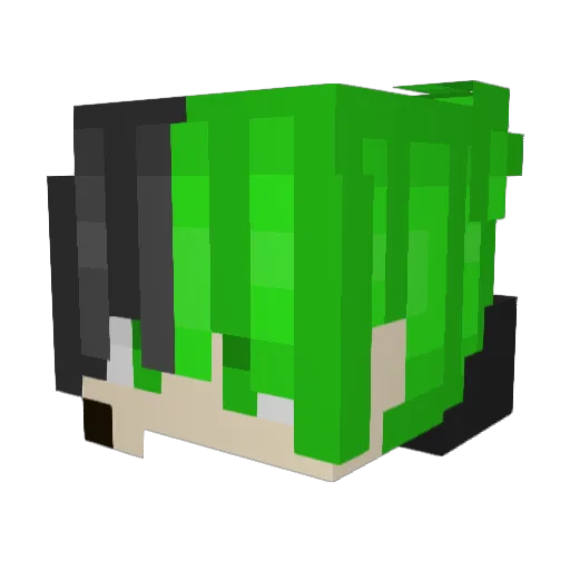 ConjurerOfSeed Minecraft avatar head, 3D render