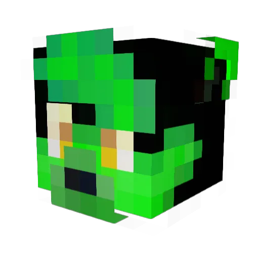 Conkor97 Minecraft avatar head, 3D render