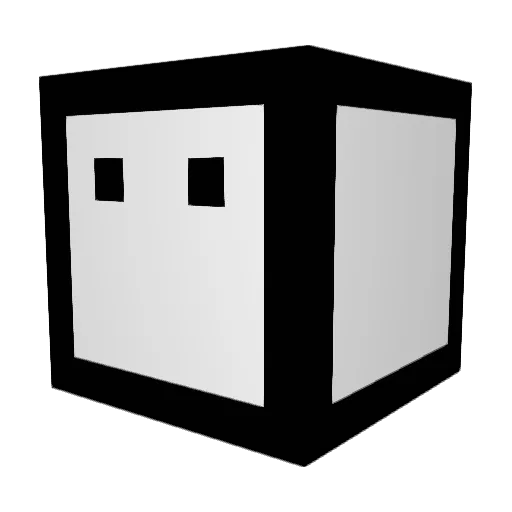 Conludus Minecraft avatar head, 3D render