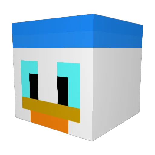 Connaught1224 Minecraft avatar head, 3D render