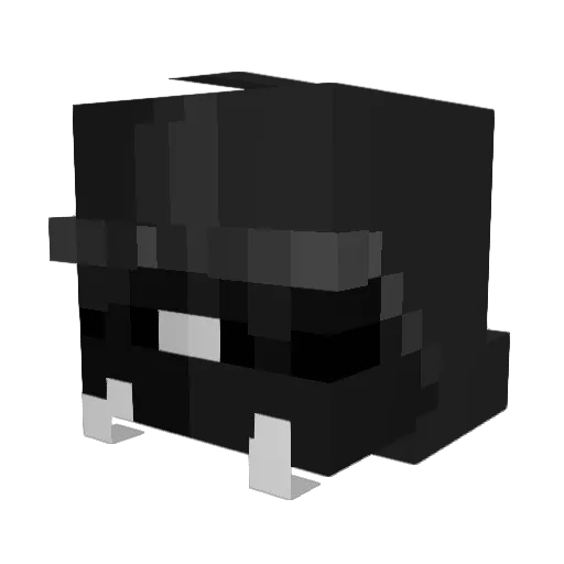 Connell313 Minecraft avatar head, 3D render