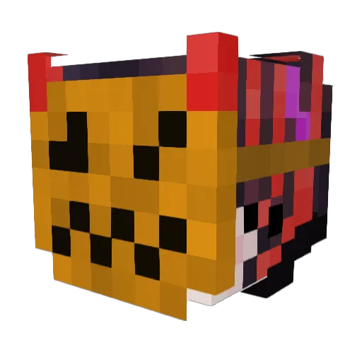 ConnoLonno Minecraft avatar head, 3D render