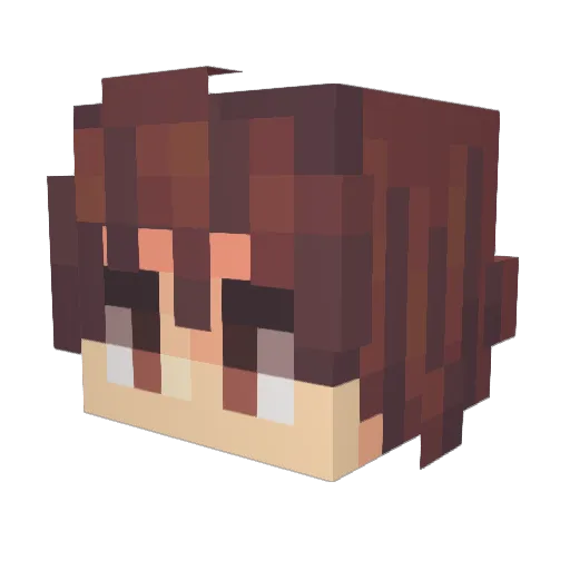Connor13245 Minecraft avatar head, 3D render