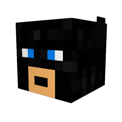Connor1753 Minecraft avatar head, 3D render