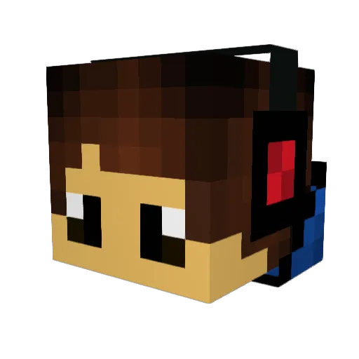 Connor55834 Minecraft avatar head, 3D render