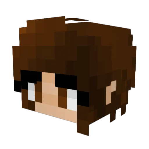 ConnorBarffyy Minecraft avatar head, 3D render