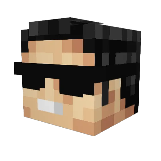 ConnorCost3llo Minecraft avatar head, 3D render