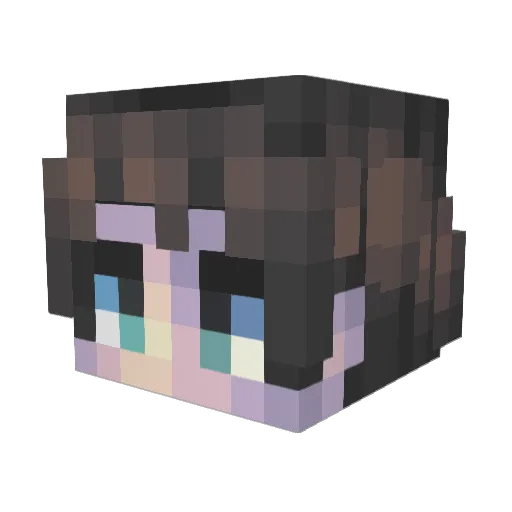 ConnorDi Minecraft avatar head, 3D render
