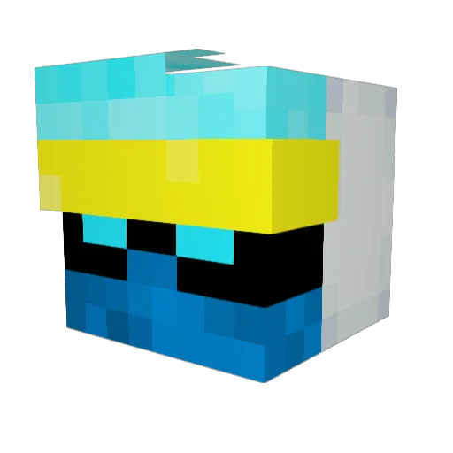 ConnorDude07 Minecraft avatar head, 3D render