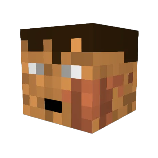 ConnorGSG Minecraft avatar head, 3D render
