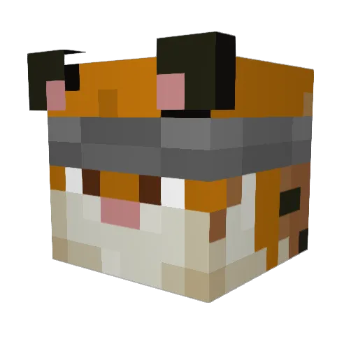 ConnorHercules Minecraft avatar head, 3D render