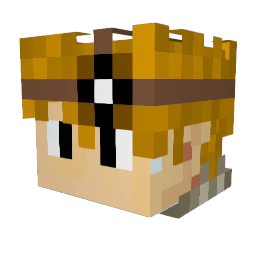 ConnorIsCoach Minecraft avatar head, 3D render