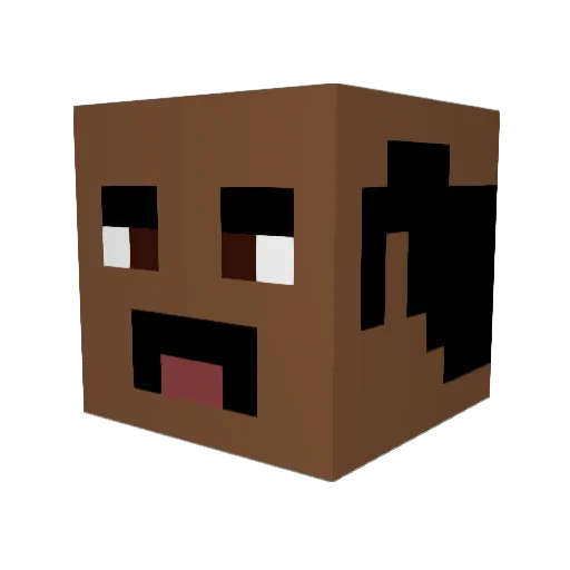 ConnorTait Minecraft avatar head, 3D render