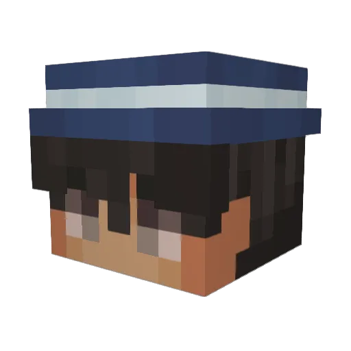 ConnorXavier Minecraft avatar head, 3D render