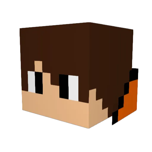 Connor_0310 Minecraft avatar head, 3D render