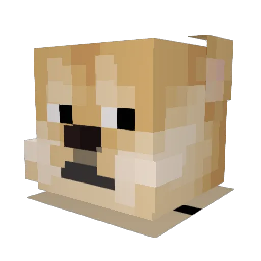 Connor_1617 Minecraft avatar head, 3D render