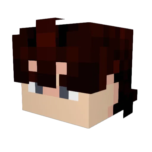 Connor_G_Fox Minecraft avatar head, 3D render