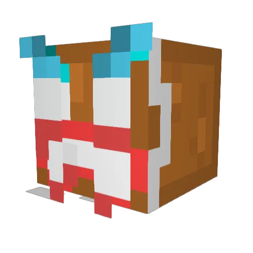 Connoramma08 Minecraft avatar head, 3D render
