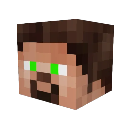 Connoromg123 Minecraft avatar head, 3D render